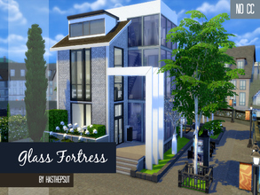 Sims 4 — Glass Fortress by Hasthepsut2 — Unfortunately, this house is not placed in San Myshuno, but in Winderburg,