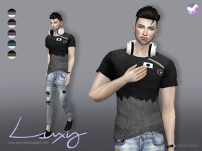 Sims 4 — Culture Outlaw by LuxySims3 — Hey! Luxy updating! New t-shirt for males :D 5 Swatches MESH INCLUDED Thank you so