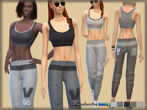 Sims 4 — Set Bunny by bukovka — A set of clothes for women of all ages, is set independently, 5 coloring options.