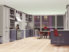 Sims 3 — Contemporary Shaker Kitchen by pyszny16 — Contemporary Shaker is very modern kitchen. It contains everything you