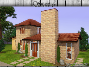 Sims 3 — Start 6 by srgmls23 — One more, start house ... In a rustic style, coated in stone and ink ... that your sim can
