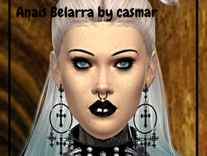 Sims 4 — Anais Belarra by casmar — Anais, a rebellious young Sims, but without a cause! She's a music-loving, but she's