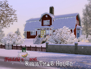 Sims 3 — Freddies Christmas House 2016 by fredbrenny — Christmas is all about traditions and this years Freddies Sims 3