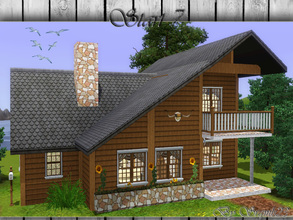 Sims 3 — Start 7 by srgmls23 — Other, start house ... A wooden chalet ... that your sim can go changing Furniture to your