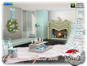 Sims 4 — Christmas spirit 2016 by jomsims — for christmas holidays here christmas spirit 2016. All the necessary, for a