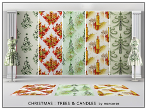 Sims 3 — Christmas - Trees & Candles_marcorse... by marcorse — Five collected Christmas designs for your Sim