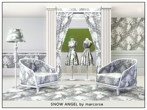 Sims 3 — Snow Angels_marcorse by marcorse — Themed pattern: snow angels for Christmas decor