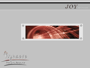 Sims 3 — Joy Abstract Poster by NynaeveDesign — Joy Bedroom - Abstract Print Located in: Decor - Paintings and Posters