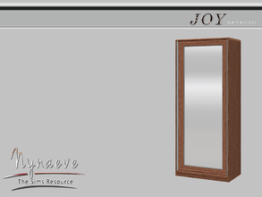 Sims 3 — Joy Mirror by NynaeveDesign — Joy Bedroom - Mirror Located in: Decor - Mirrors Price: 500 Tiles: 2x1