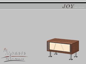 Sims 3 — Joy Nightstand by NynaeveDesign — Joy Bedroom - Nightstand Located in: Surfaces - End Tables Price: 250 Tiles: