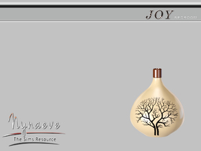 Sims 3 — Joy Vase V2 by NynaeveDesign — Joy Bedroom - Vase V2 Located in: Decor - Miscellaneous Price: 160 Tiles: 1x1