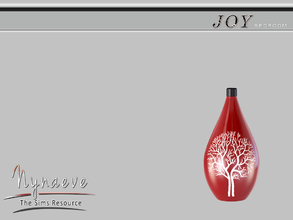 Sims 3 — Joy Vase V1 by NynaeveDesign — Joy Bedroom - Vase V1 Located in: Decor - Miscellaneous Price: 160 Tiles: 1x1