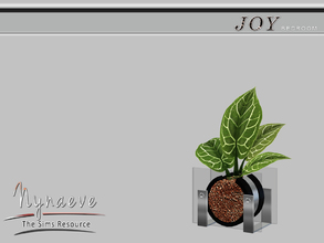 Sims 3 — Joy Potted Plant by NynaeveDesign — Joy Bedroom - Potted Plant Located in: Decor - Plants Price: 290 Tiles: 1x1