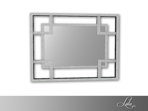 Sims 3 — Elegance Dining Mirror by Lulu265 — Part of the Elegance Dining Set 3 colour options included Fully CAStable