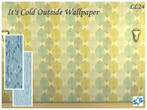 Sims 4 — It's Cold Outside Wallpaper by luckylibran242 — 3 wallpapers designed for the sim who wants to bring the