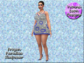 Sims 4 — Frozen Paradise Sleepwear by wilson24812 — You can bring the winter wonderland disco to the bedroom with this