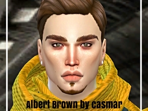 Sims 4 — Albert Brown by casmar — Here I show Albert, a handsome Sims of Renaissance ! This Sims is happy among books!