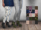 Sims 4 — [Sky] Tumblr Inspired Boots - mesh needed by skysky14 — Sims 4 : [Sky] Tumblr Inspired Boots Recolor of Madlen