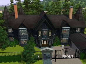 Sims 3 — Cachet Manor by blgfan902 — Although this is not the largest estate it was constructed with charm, class and