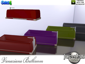 Sims 4 — vanaziana bathtub assorted sink by jomsims — vanaziana bathtub assorted sink