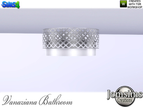 Sims 4 — vanaziana ceiling light metal by jomsims — vanaziana ceiling light metal