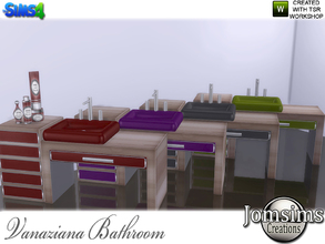 Sims 4 — vanaziana sink by jomsims — vanaziana sink