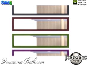 Sims 4 — vanaziana wall mirror by jomsims — vanaziana wall mirror