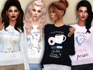 Sims 4 — 'Wake Up!' Pajama Sweaters - Spa Day GP needed by Simlark — Sleeping in these sweaters makes female sims' dreams