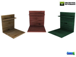Sims 4 — kardofe_Breakfast nook_Table by kardofe — Small table, without legs, hanging from the wall, wooden boards