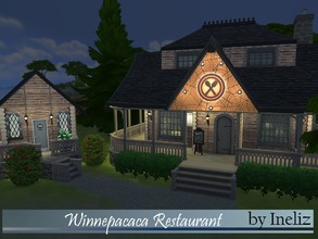 Sims 4 — Winnepacaca Restaurant by Ineliz — The Winnepacaca Restaurant is the best Italian restaurant in town for your
