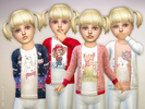 Sims 4 — Cardigan for Toddler Girls P01 by lillka — Cardigan for Toddler Girls P01 New item / 4 styles I hope you like it