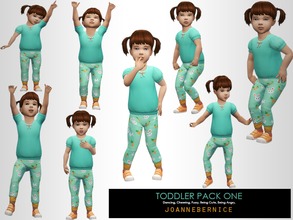 Sims 4 — Toddler Pose Pack 1. by joannebernice — These poses were made for sims 4. There are 8 different poses included