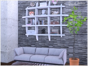 Sims 4 — Wall shelf 04 by Severinka_ — Wall shelf 04 4 colors