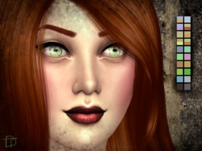 Sims 4 — Realistic eyes01_T.D. by Sylvanes2 — More realistic eyes for your game in bright collors, in 20 swatches. And
