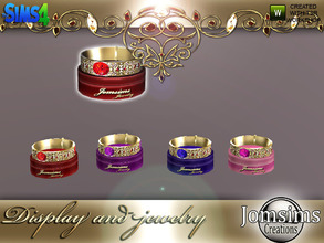 Sims 4 — Display and jewelry choker 1 by jomsims — Display and jewelry choker 1. clutter