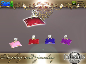 Sims 4 — Display and jewelry ring 1 by jomsims — Display and jewelry ring 1