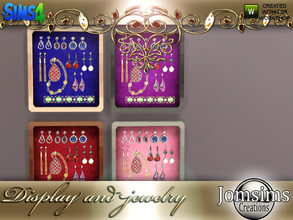 Sims 4 — Display and jewelry wall deco by jomsims — Display and jewelry wall deco