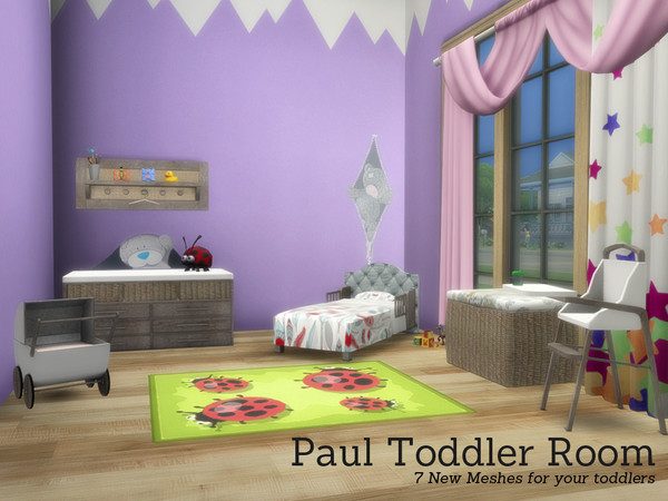 Sims 4 — Paul Toddler Room by Angela — Paul Toddler Room. This set is for your toddler sims, this set contains the
