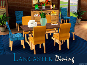 Sims 3 — Lancaster Dining by Cashcraft — Your dining room is the place where you eat, drink, and converse with friends