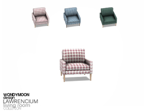 Sims 4 — Lawrencium Living Chair by wondymoon — - Lawrencium Living Room - Living Chair - Wondymoon|TSR - Creations'2017