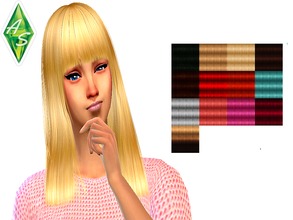 Sims 4 — Jakea H006 Boombayah retexture - Mesh needed by Daweesims — New retextured hair for your sims! I hope like it!