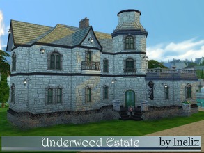 Sims 4 — Underwood Estate by Ineliz — The Underwood Estate is a bit creepy house for the sims that desire to live like