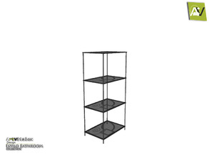 Sims 3 — Estilo End Table with Glass Shelf by ArtVitalex — - Estilo End Table with Glass Shelf - ArtVitalex@TSR, Jan 2017