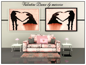 Sims 3 — Valentines Dance_marcorse by marcorse — Valentine dancers forming heart silhouette with hands and arms. 2 mirror