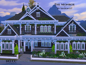 Sims 4 — The Monroe by sharon337 — The Monroe is a family vampire home built on a 30 x 30 lot in Forgotten Hallow. Value