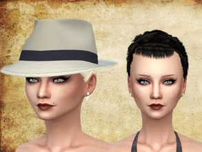 Sims 4 — short haircut by neissy — short haircut compatible with hat 19 colors
