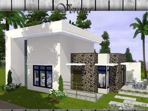 Sims 3 — Verona by srgmls23 — A beautiful modern house with two floors ... Decorated in shades of blue and white ... With