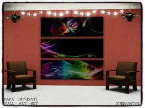 Sims 3 — Dess_Dark Intricate SET.* by Xodess — This set consists of three single files, each with their own separate