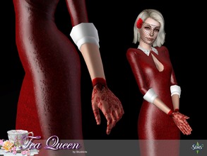 Sims 3 — Gloves Tea Queen by Shushilda2 — Clohes set from The Sims Club Stuff: Tea Ceremony - 3 recolourable channels