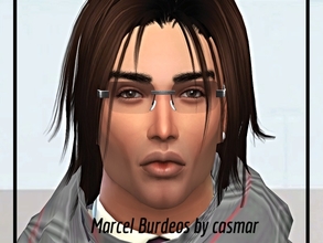 Sims 4 — Marcel Burdeos by casmar — If male beauty has a name, that's Marcel. A handsome, seductive and elegant Sims!